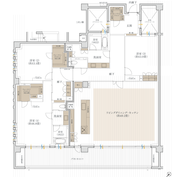 Cタイプ 間取り図