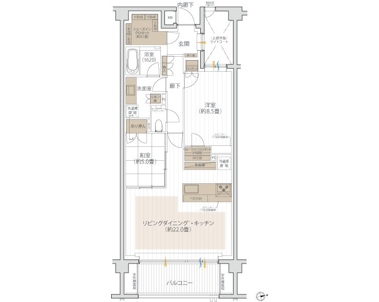 J3タイプ 間取り図